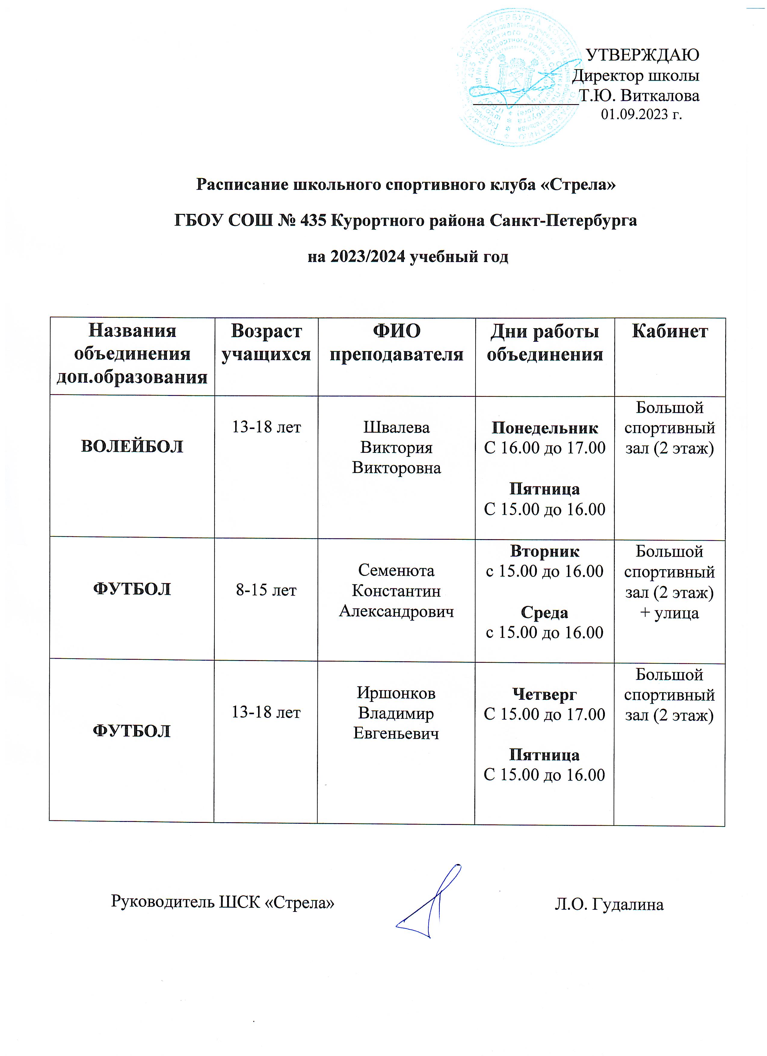 Школьный спортивный клуб «Стрела»